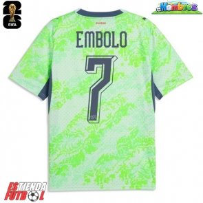 Suiza Breel Embolo #7 Segunda Equipación Mundial 2026 Manga Corta